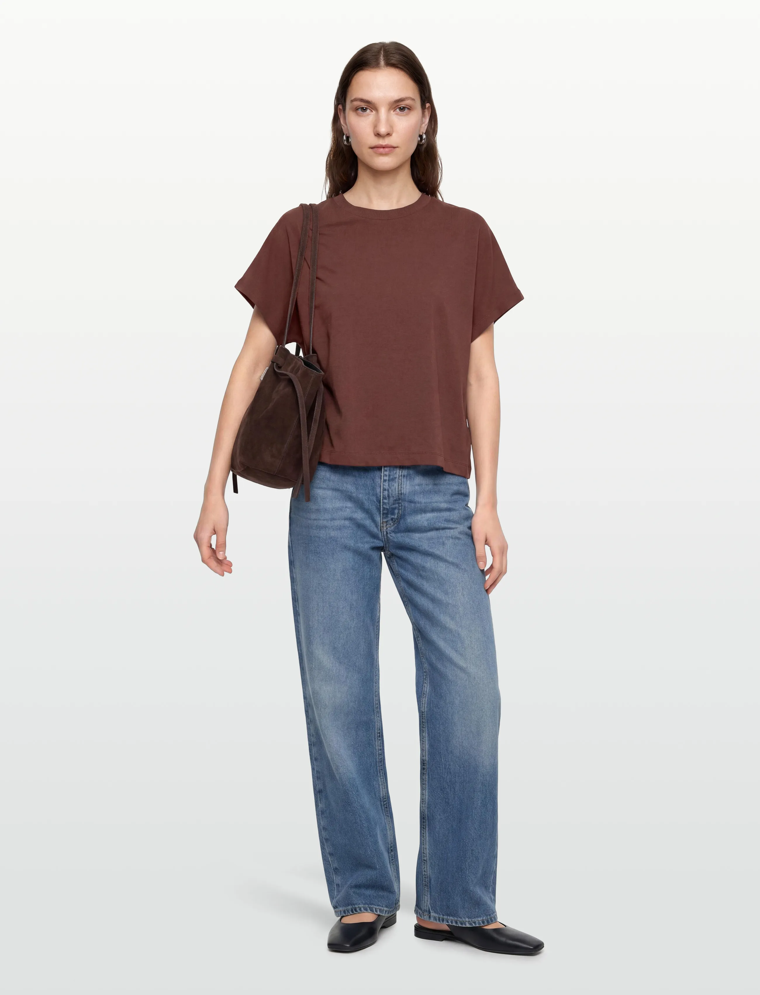 United Colors of Benetton T-SHIRT - T-särgid - BROWN / brown