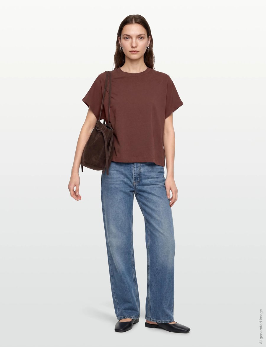 United Colors of Benetton - T-SHIRT - t-shirts - brown - 0