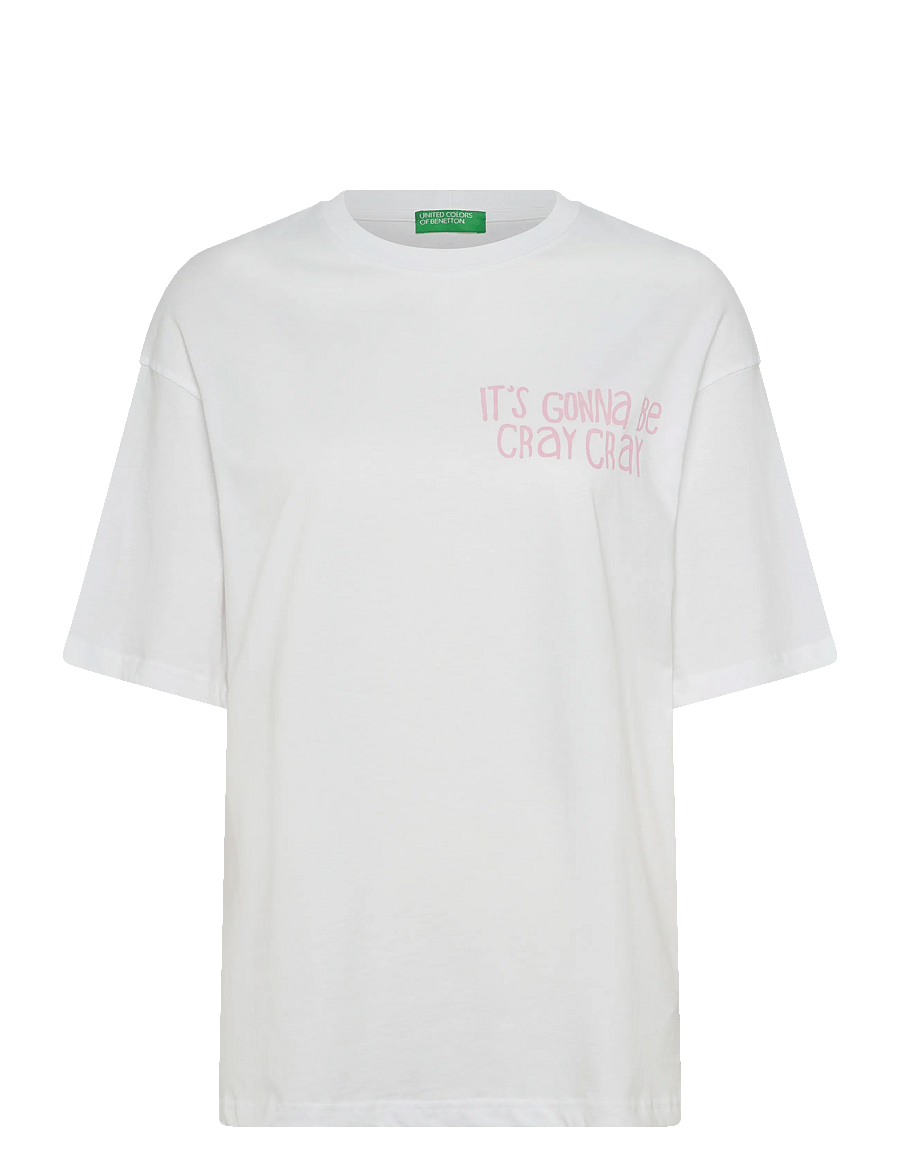 United Colors of Benetton - T-SHIRT - t-shirts - white - 1
