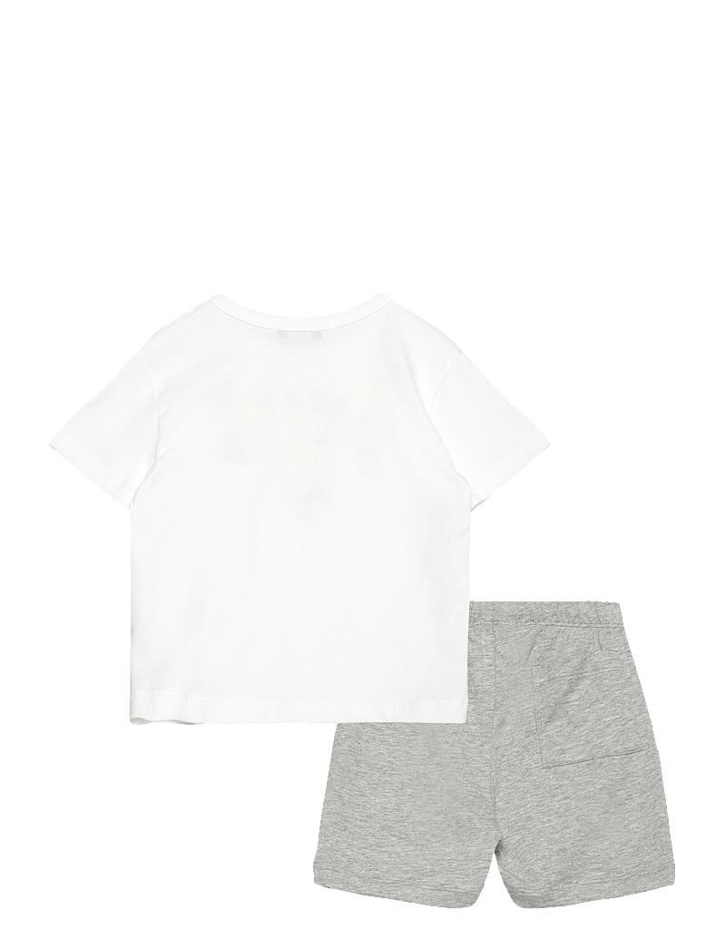 United Colors of Benetton - SET T-SHIRT+SHORTS - set med kortärmad t-shirt - white - 1