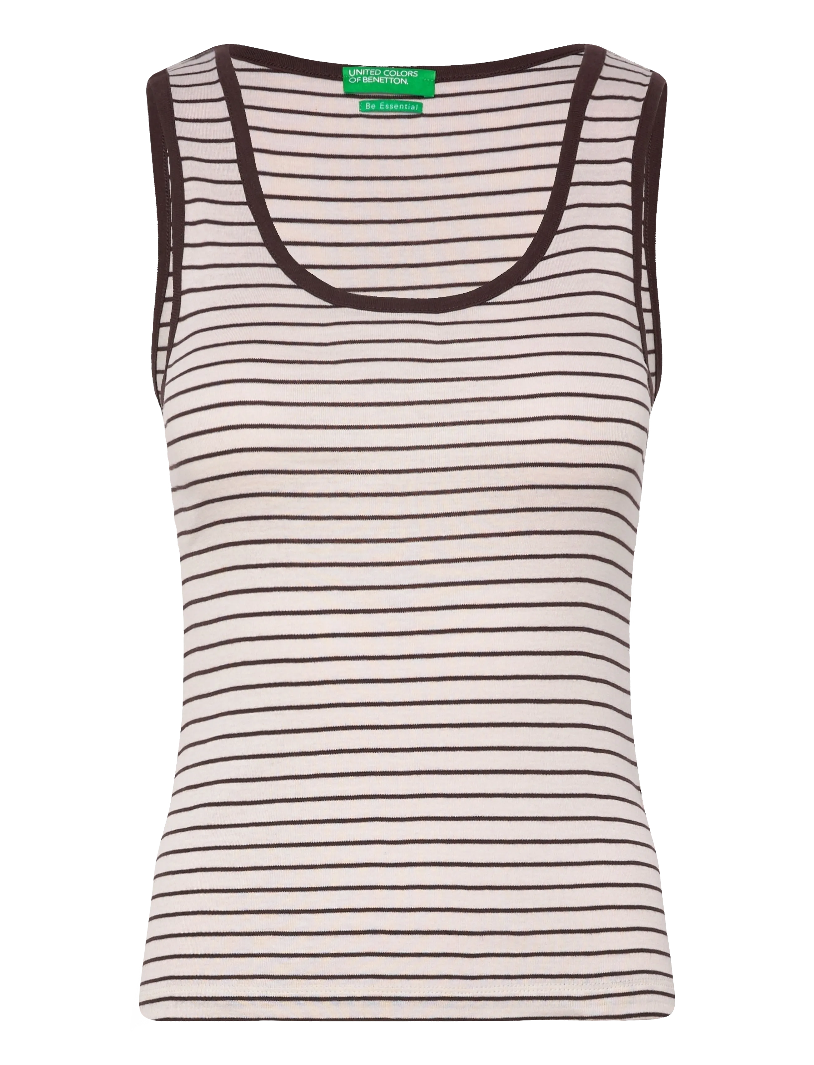 UNITED COLORS OF BENETTON Tank-Oberteil Braun - S - Damen