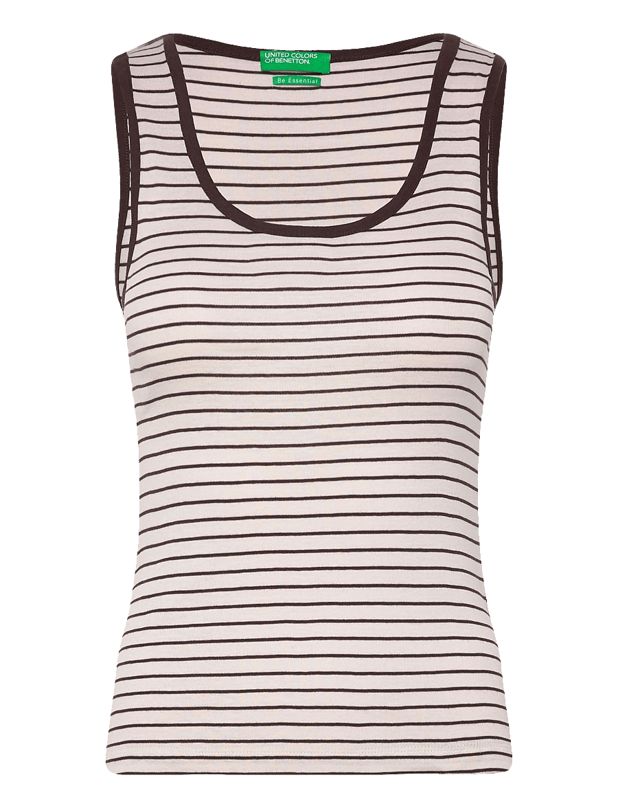 United Colors of Benetton - TANK-TOP - Ärmellose tops - cream - 1