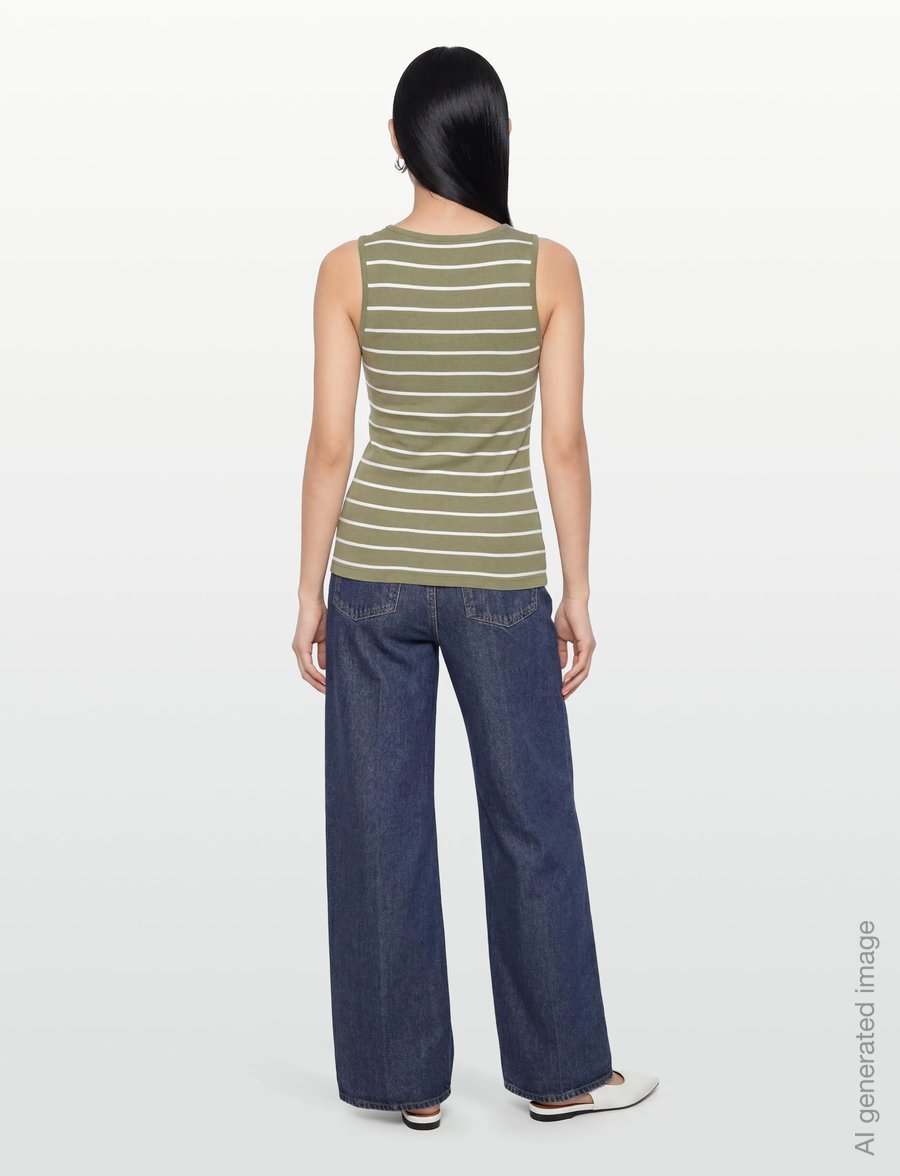 United Colors of Benetton - TANK-TOP - mouwloze tops - green - 4