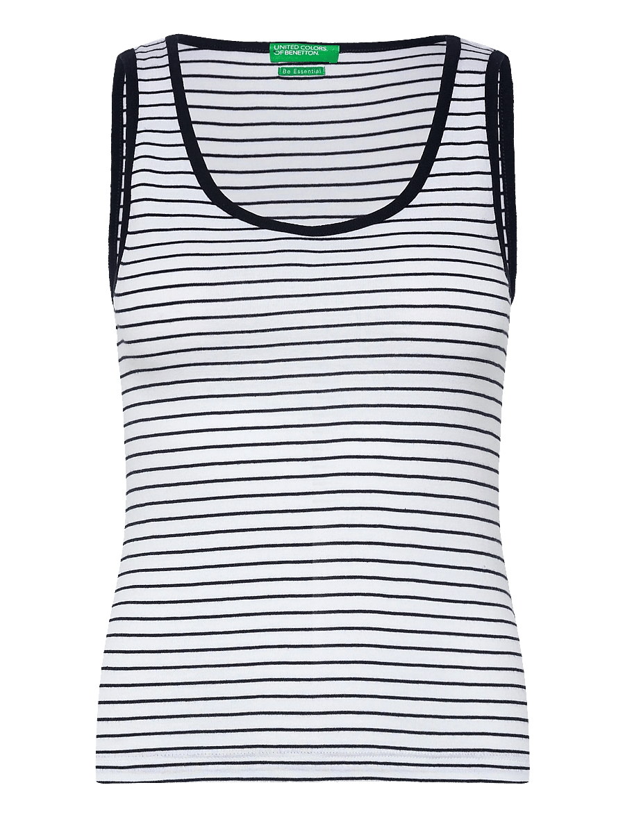 United Colors of Benetton - TANK-TOP - hihattomat paidat - white - 1