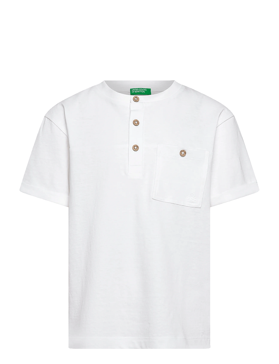 United Colors of Benetton - SWEATER H/S - kurzärmelige - white - 0