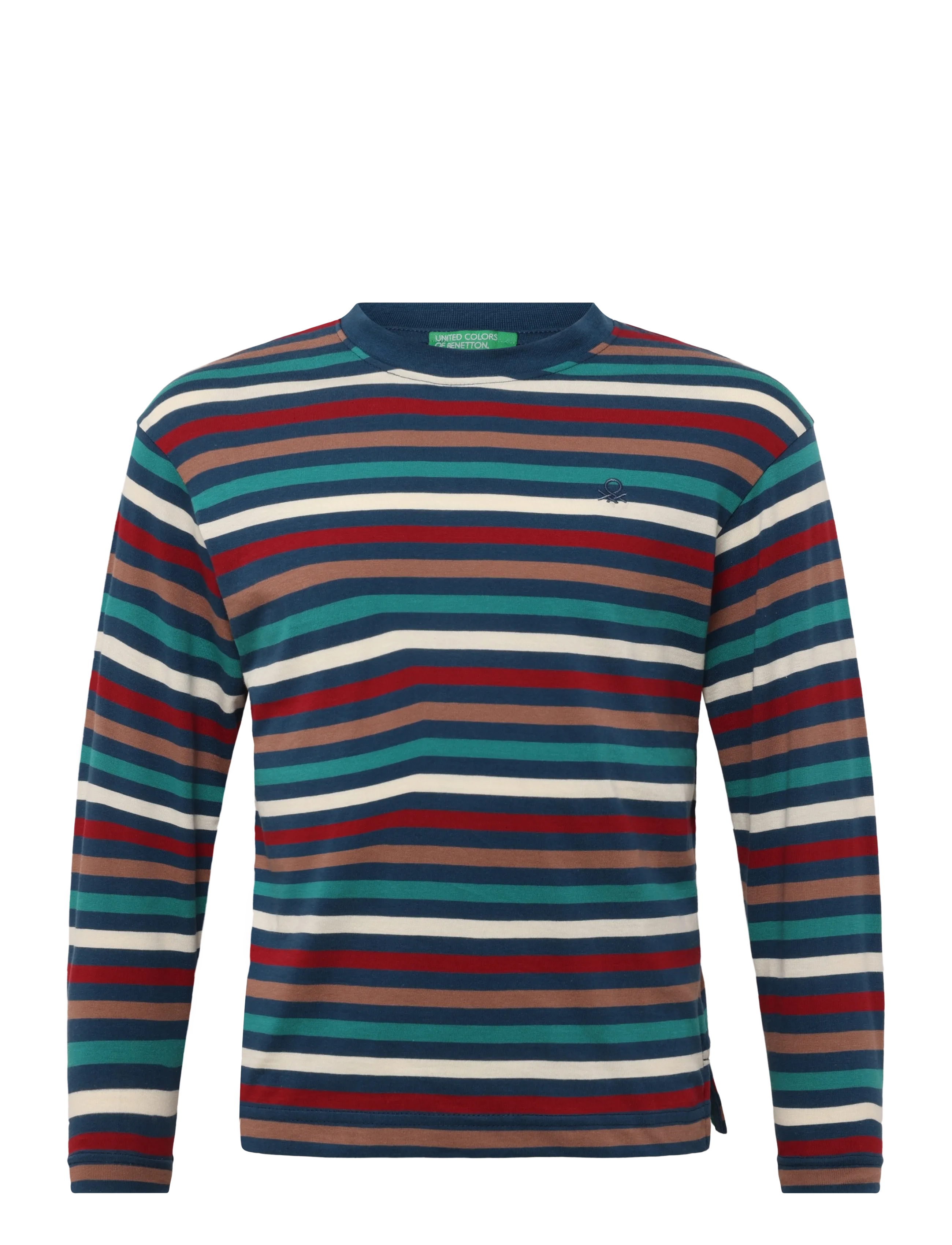 United Colors of Benetton T-Shirt L/S, 140, Navy, T-Shirts > Langærmede T-shirts, Børn