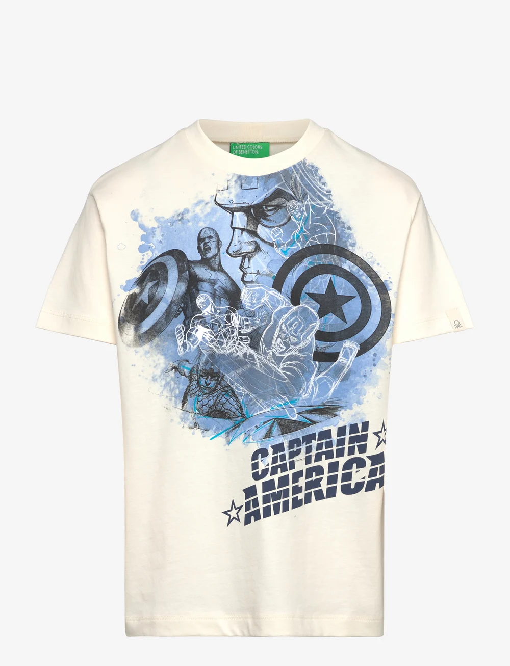 United Colors of Benetton - T-SHIRT - kortärmade t-shirts - white - 0