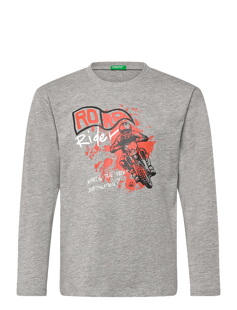 United Colors of Benetton - T-SHIRT L/S - langärmelig - grey - 0