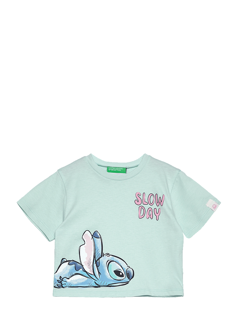 United Colors of Benetton - T-SHIRT - kurzärmelige - blue - 0