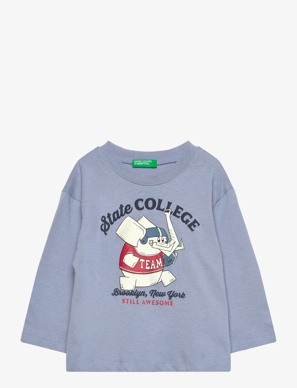 United Colors of Benetton - T-SHIRT L/S - langærmede t-shirts - blue - 0