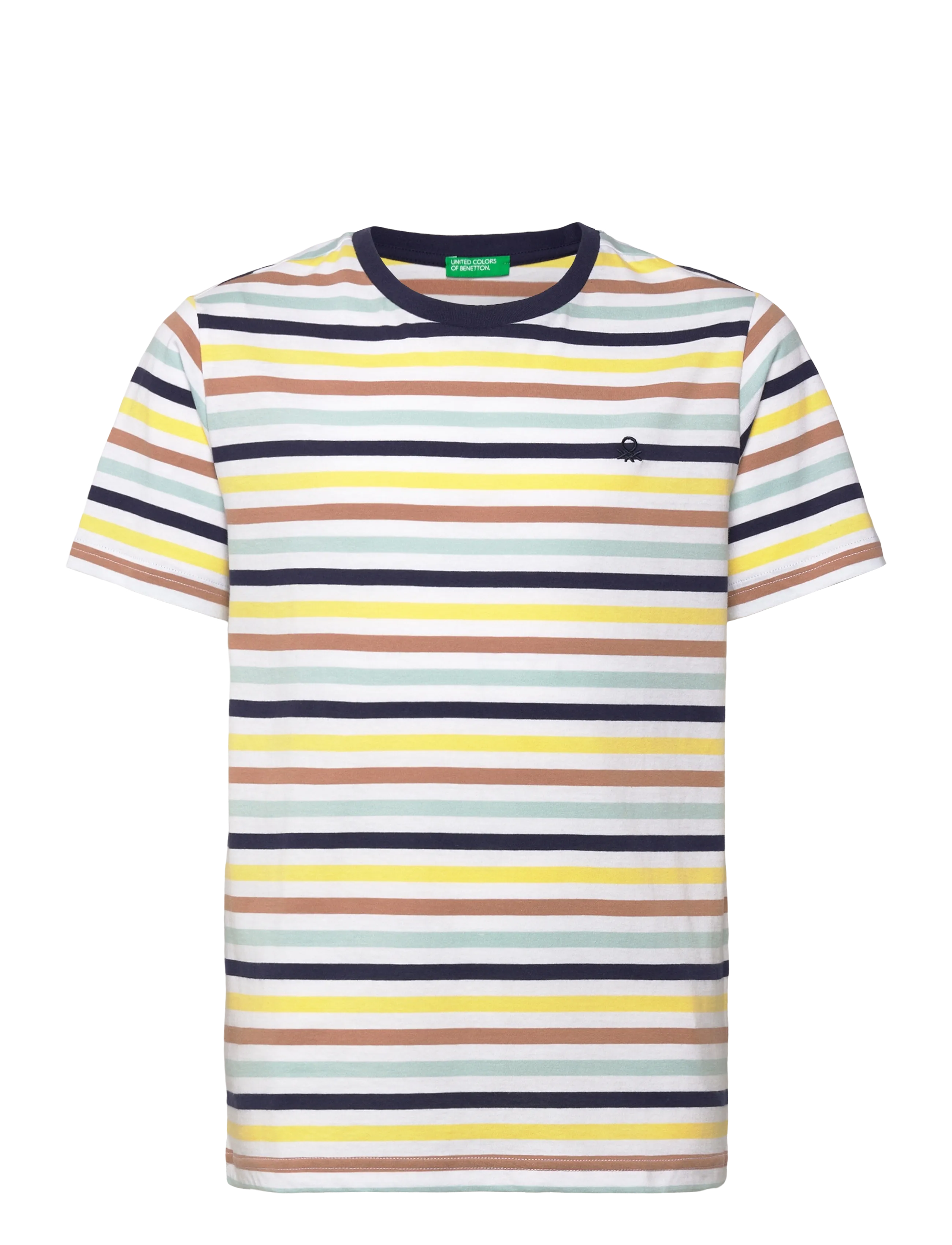United Colors of Benetton T-Shirt, 168, Yellow, T-Shirts > Kortærmede, Herre