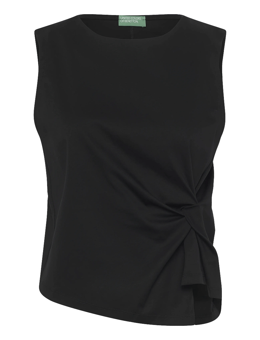 United Colors of Benetton - TANK-TOP - hauts sans manches - black - 0