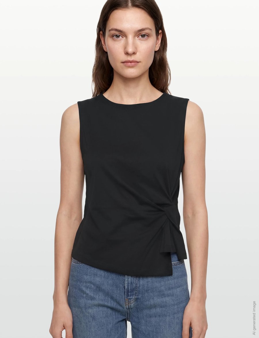 United Colors of Benetton - TANK-TOP - tanktops - black - 3