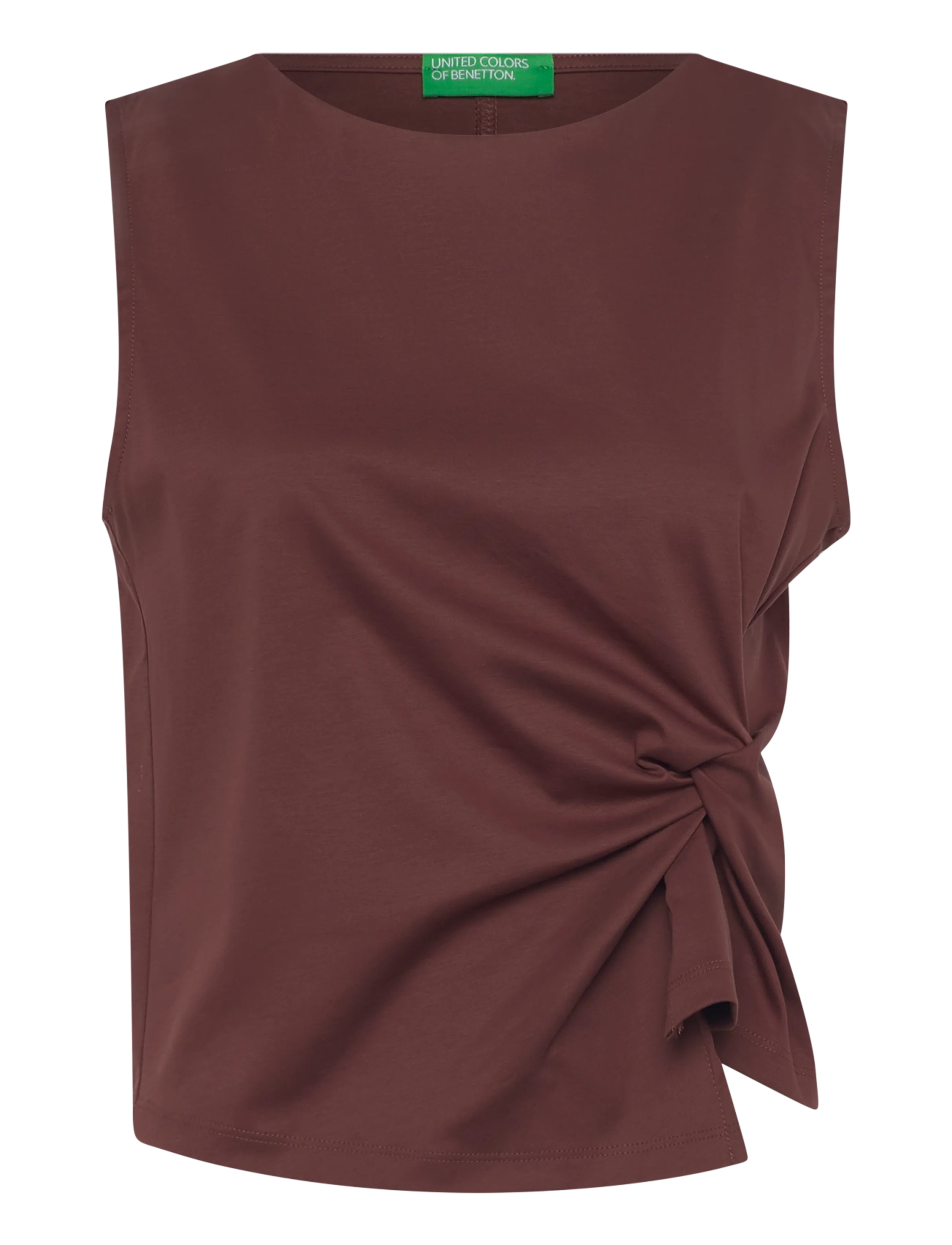 United Colors of Benetton TANK-TOP - Tanktops - BROWN / brown