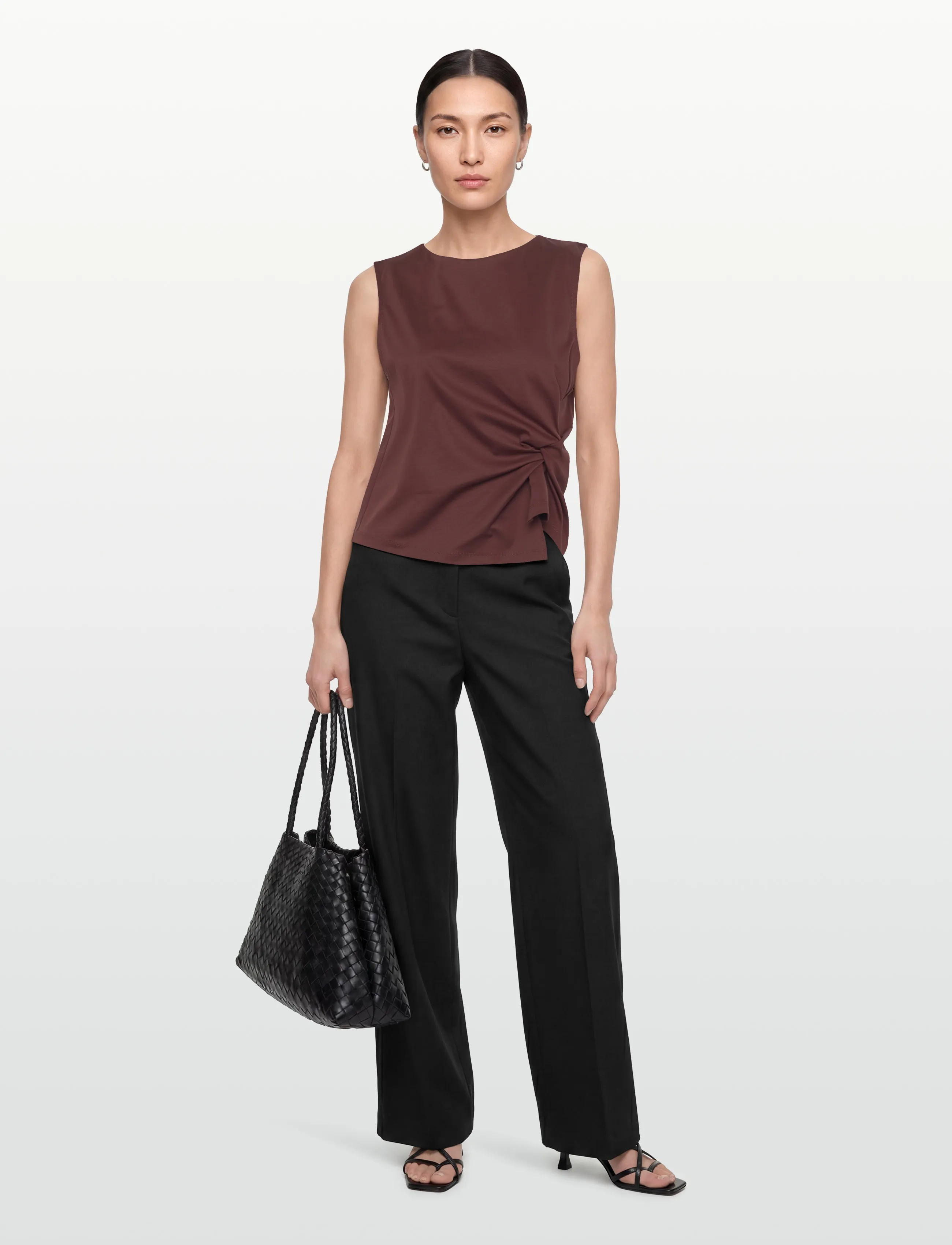 United Colors of Benetton TANK-TOP - Tanktops - BROWN / brown