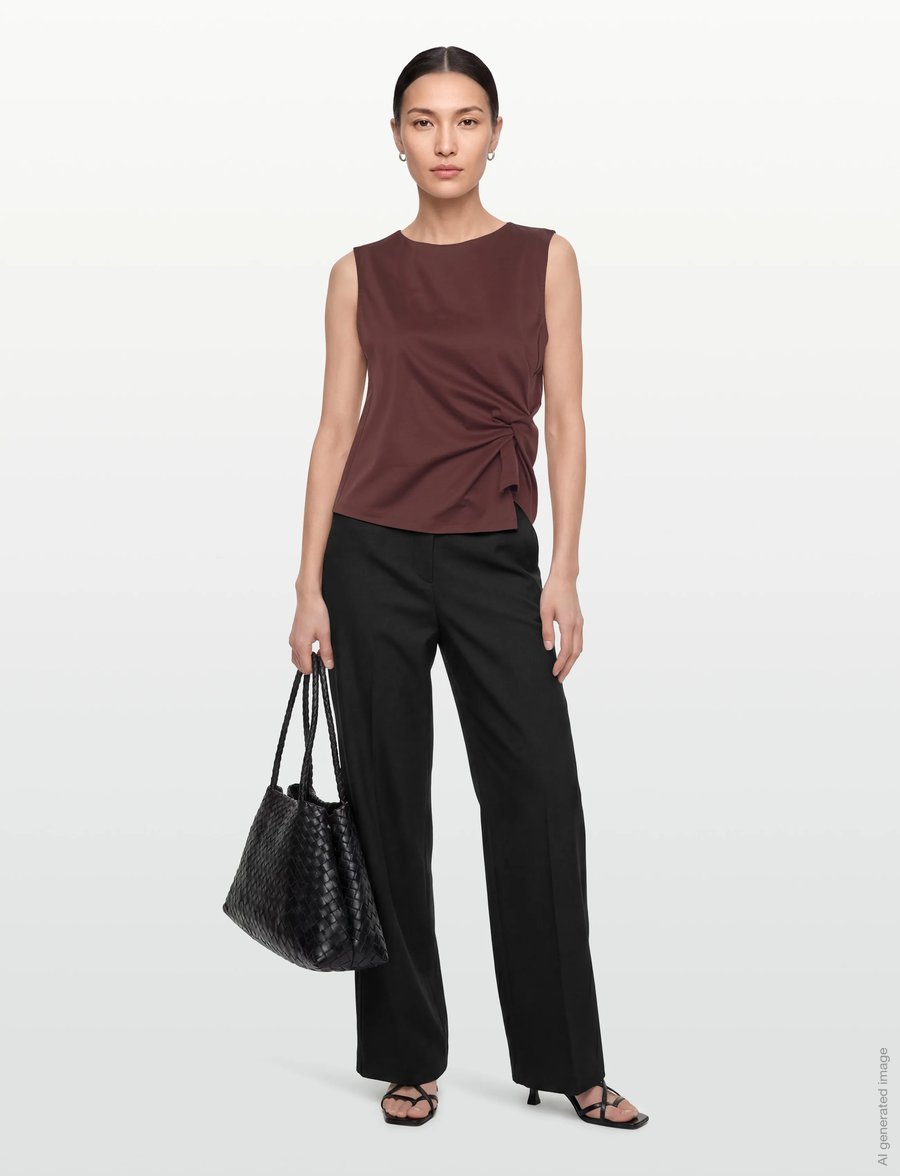 United Colors of Benetton - TANK-TOP - tanktops - brown - 0