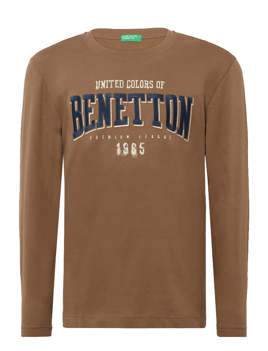 United Colors of Benetton - T-SHIRT L/S - langärmelig - brown - 0