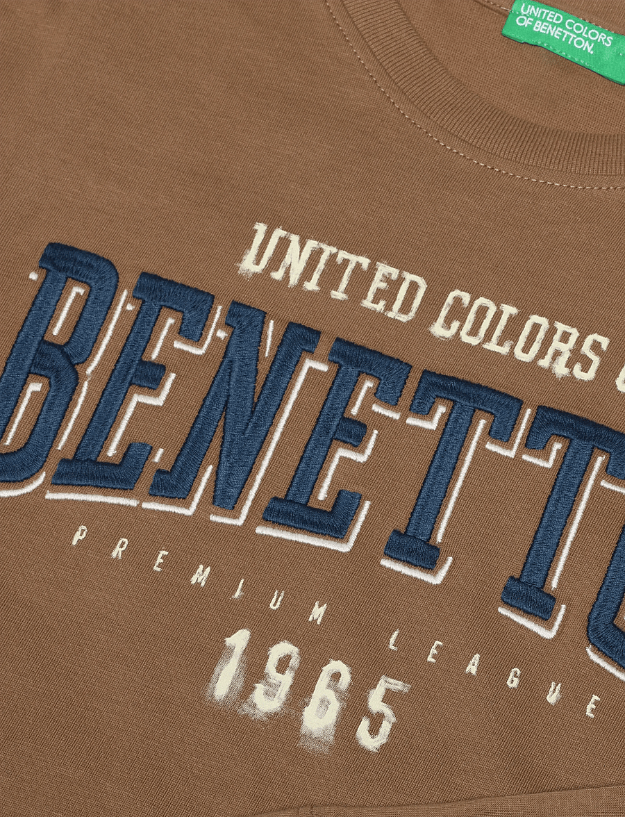 United Colors of Benetton - T-SHIRT L/S - langärmelig - brown - 2