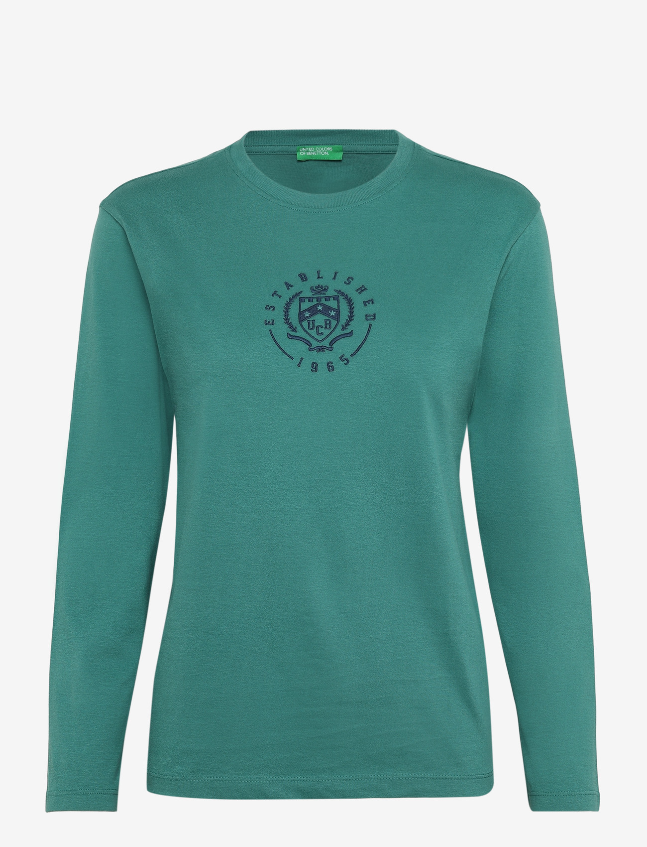United Colors of Benetton T-SHIRT L/S - Oberteile & T-Shirts - GREEN / green