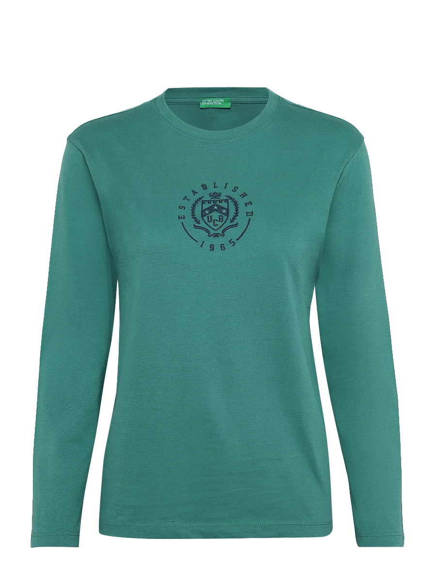 United Colors of Benetton - T-SHIRT L/S - langärmelig - green - 0