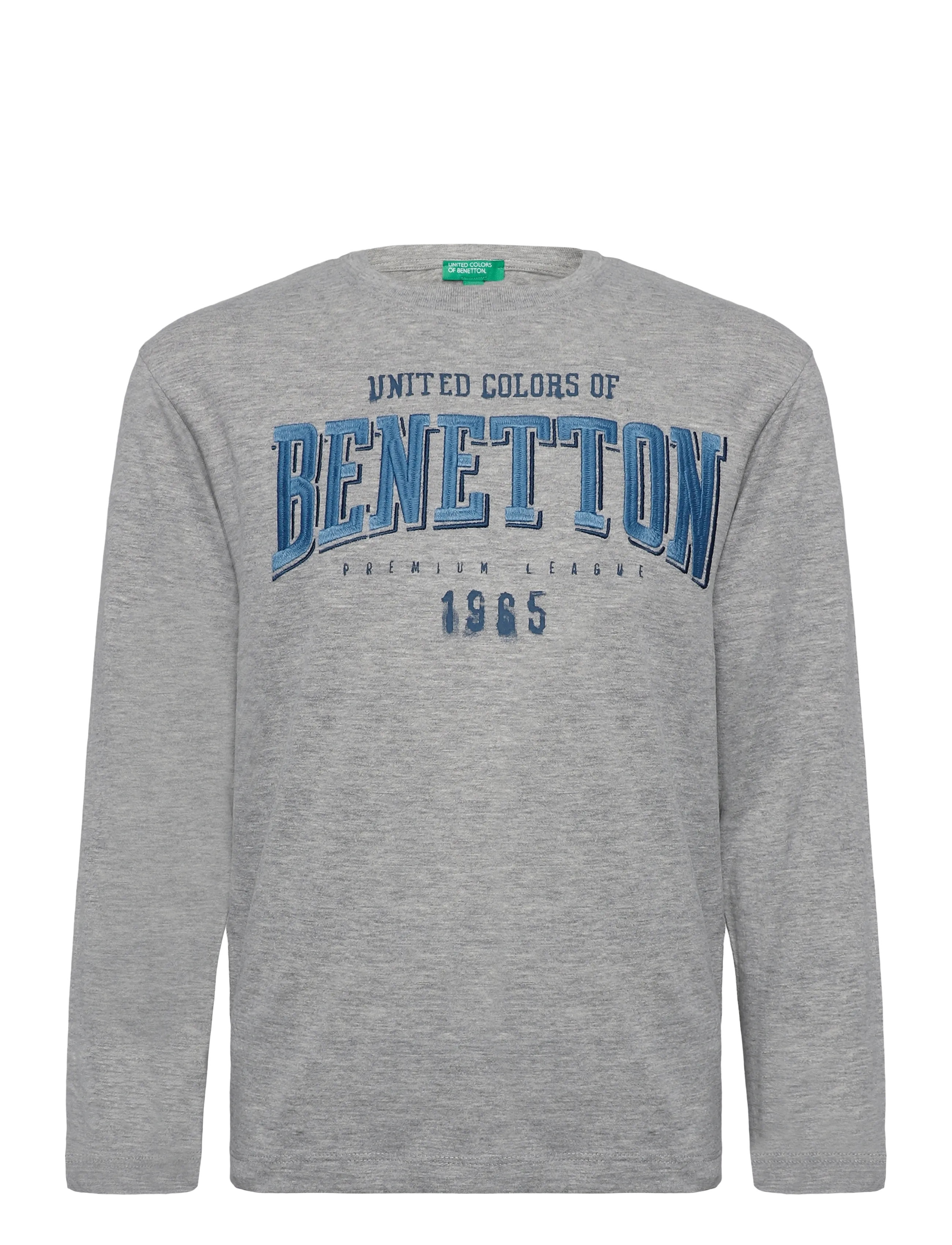 United Colors of Benetton T-SHIRT L/S - Tagasi kooli - GREY / grey