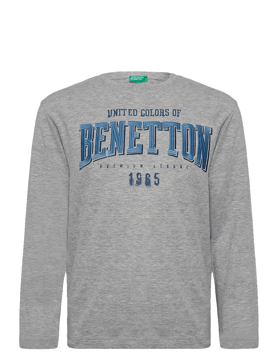 United Colors of Benetton - T-SHIRT L/S - pikkade varrukatega t-särgid - grey - 0