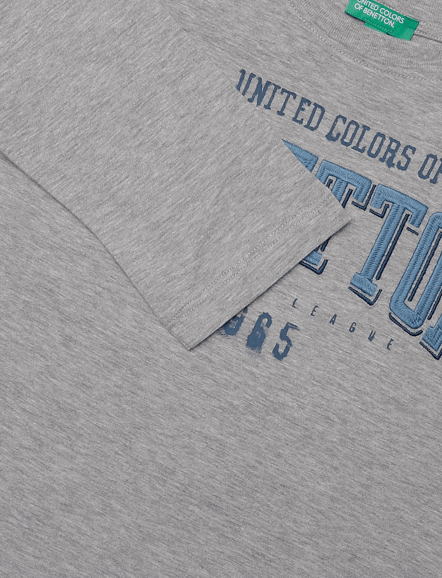 United Colors of Benetton - T-SHIRT L/S - pikkade varrukatega t-särgid - grey - 2