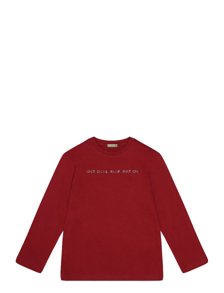 United Colors of Benetton - T-SHIRT L/S - långärmade t-shirts - red - 0