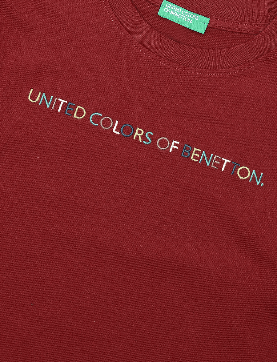 United Colors of Benetton - T-SHIRT L/S - långärmade t-shirts - red - 2