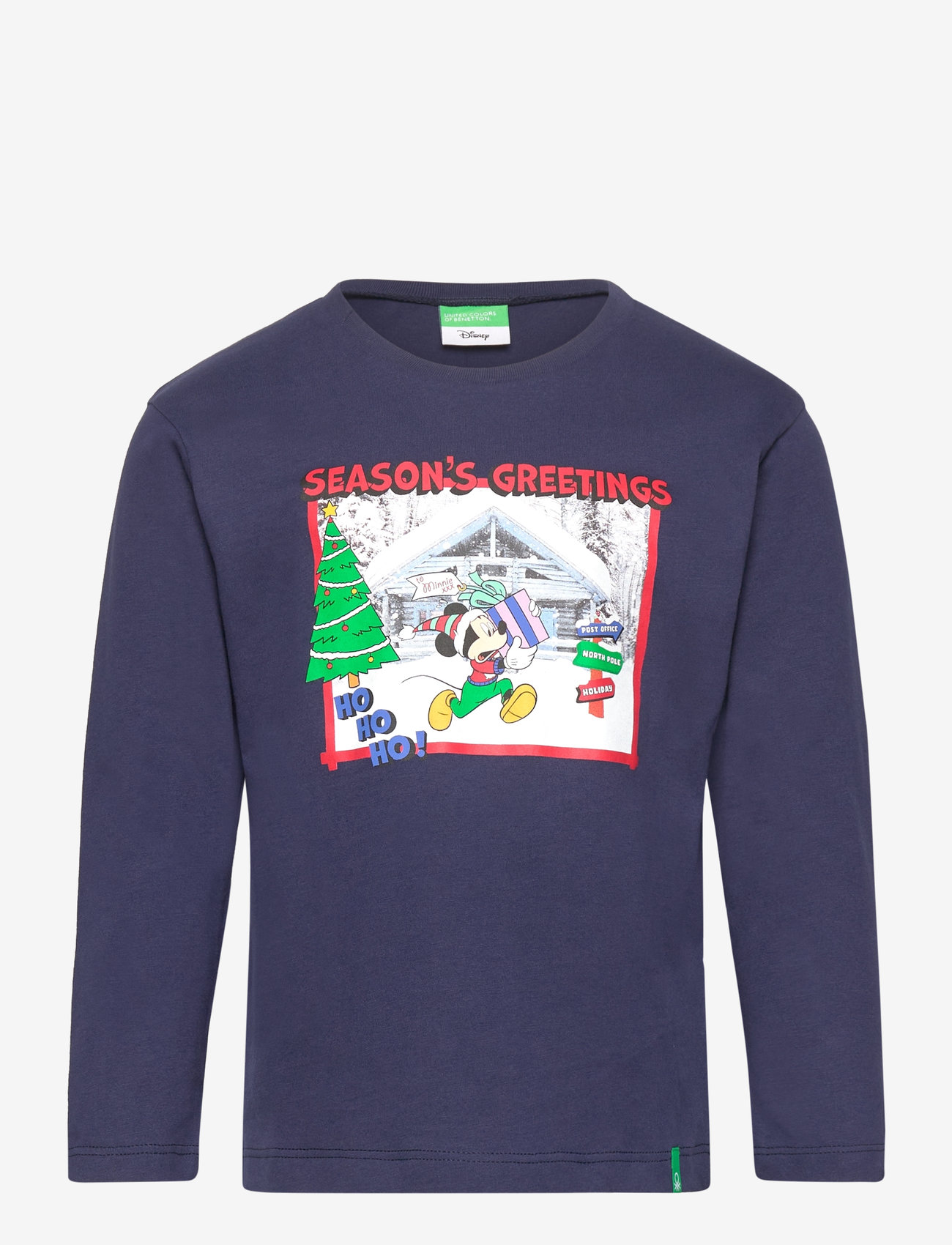 United Colors of Benetton - T-SHIRT L/S - blue - 0