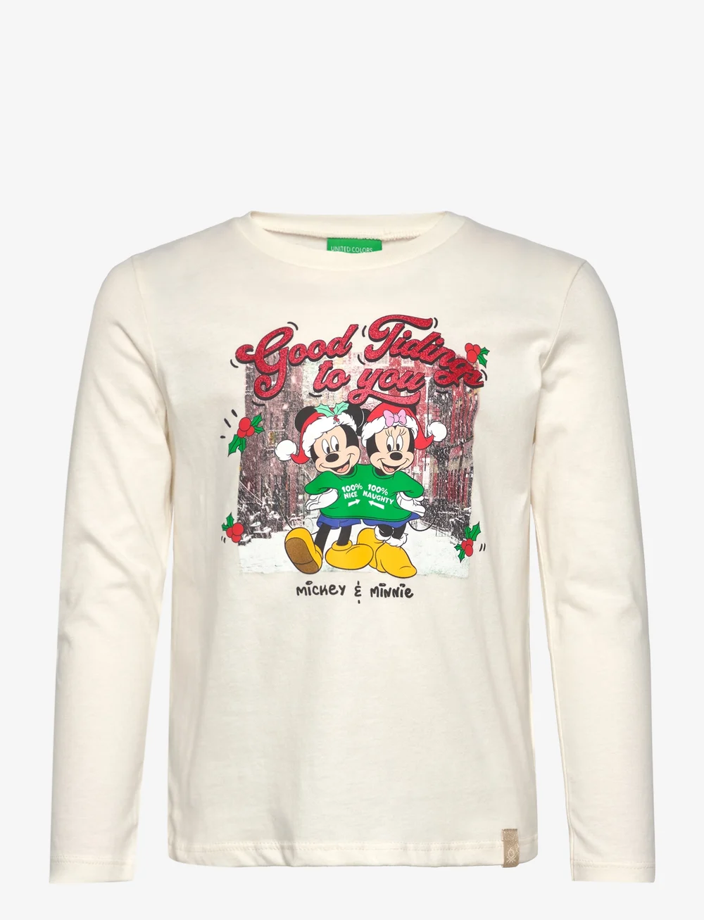 United Colors of Benetton - T-SHIRT L/S - langärmelig - cream - 0