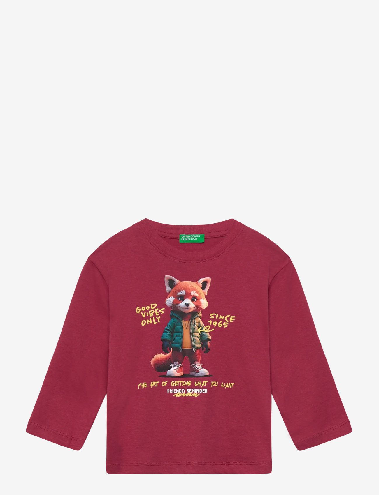 United Colors of Benetton - T-SHIRT L/S - langærmede t-shirts - red - 0