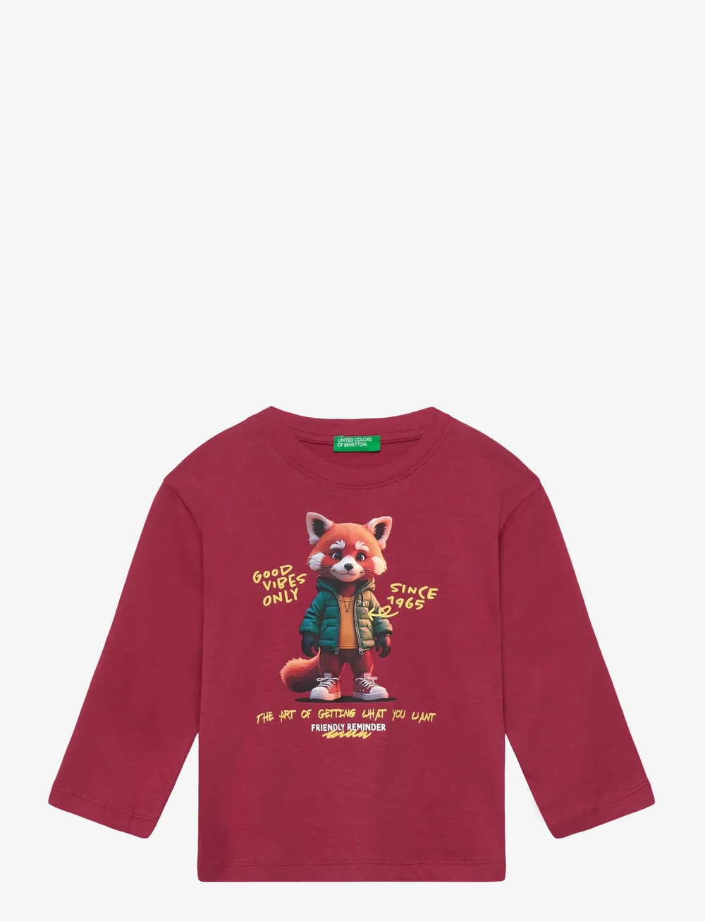 United Colors of Benetton - T-SHIRT L/S - langærmede t-shirts - red - 0