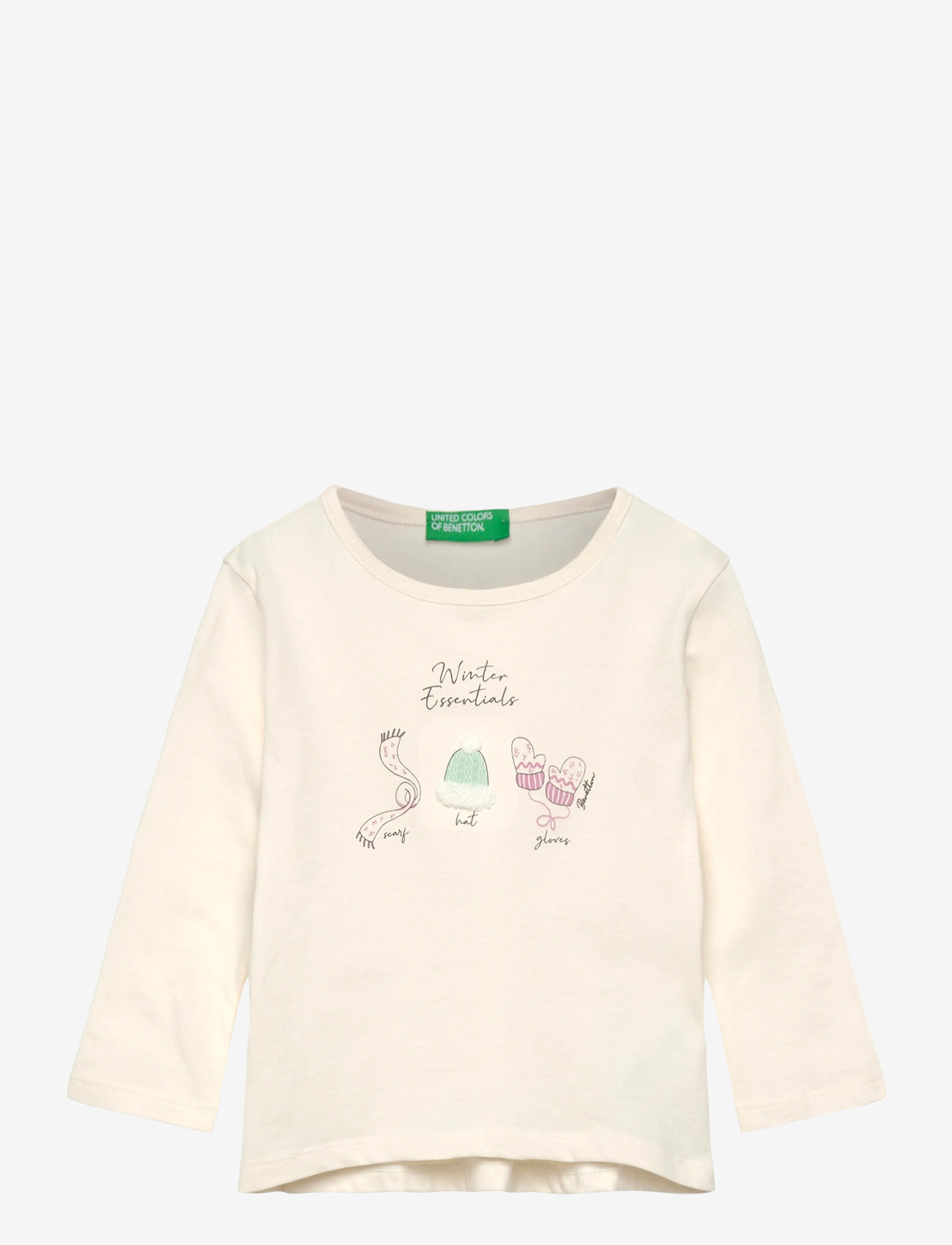 United Colors of Benetton - T-SHIRT L/S - langærmede t-shirts - white - 0