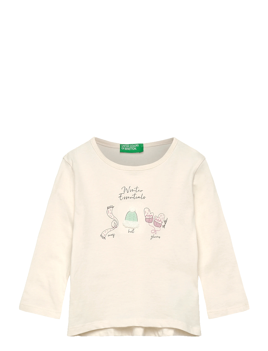 United Colors of Benetton - T-SHIRT L/S - t-krekli ar garām piedurknēm - white - 0