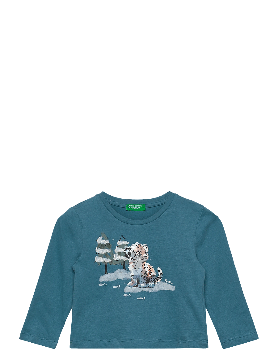 United Colors of Benetton - T-SHIRT L/S - langärmelig - blue - 0