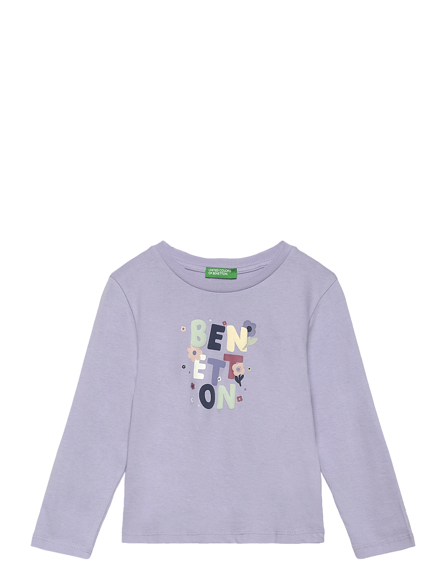 United Colors of Benetton - T-SHIRT L/S - långärmade t-shirts - violet - 0