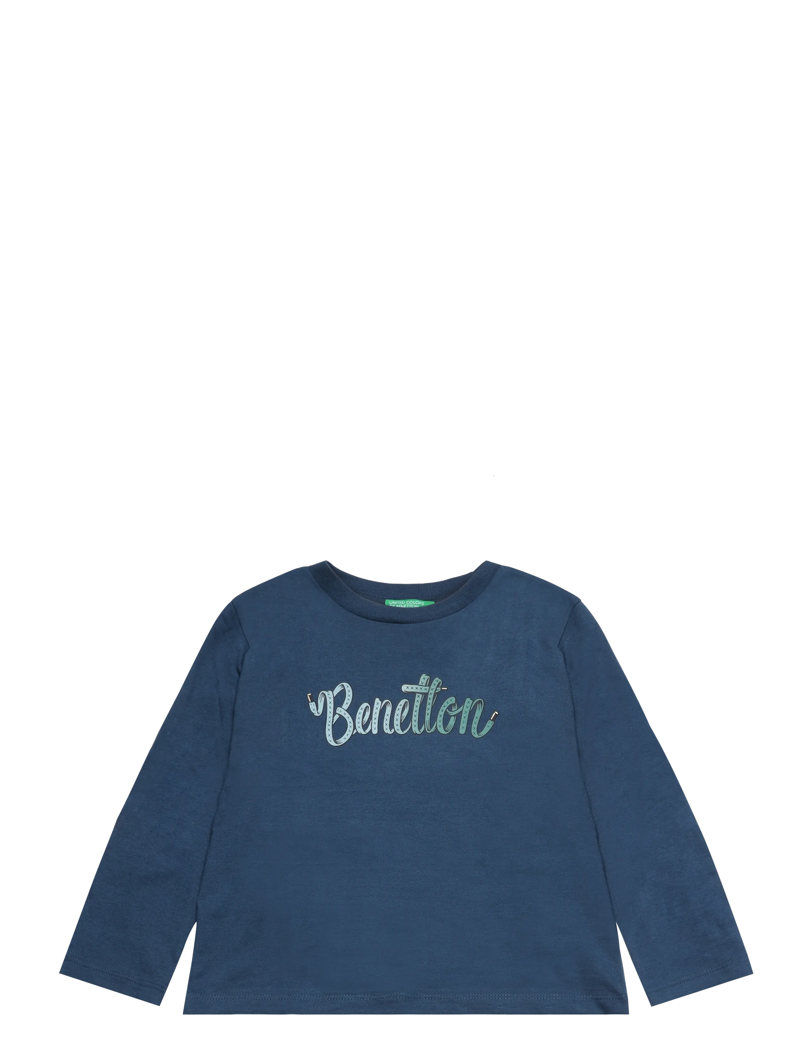 United Colors of Benetton T-SHIRT L/S - Back to school - BLUE / blue