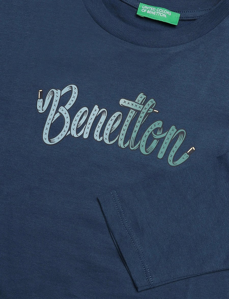 United Colors of Benetton - T-SHIRT L/S - langärmelig - blue - 2