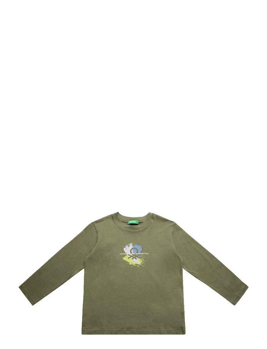 United Colors of Benetton - T-SHIRT L/S - langärmelig - green - 0