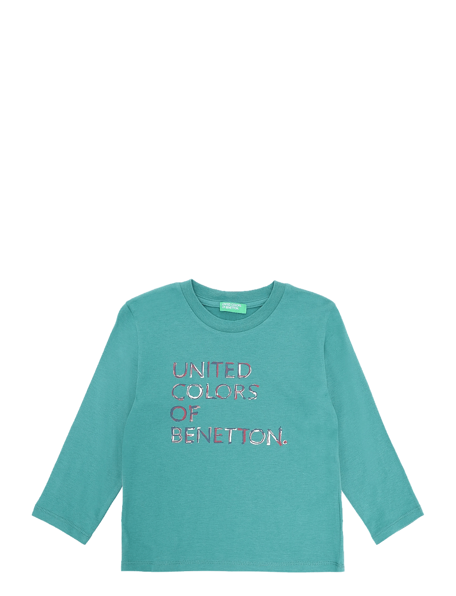 United Colors of Benetton - T-SHIRT L/S - långärmade t-shirts - green - 0