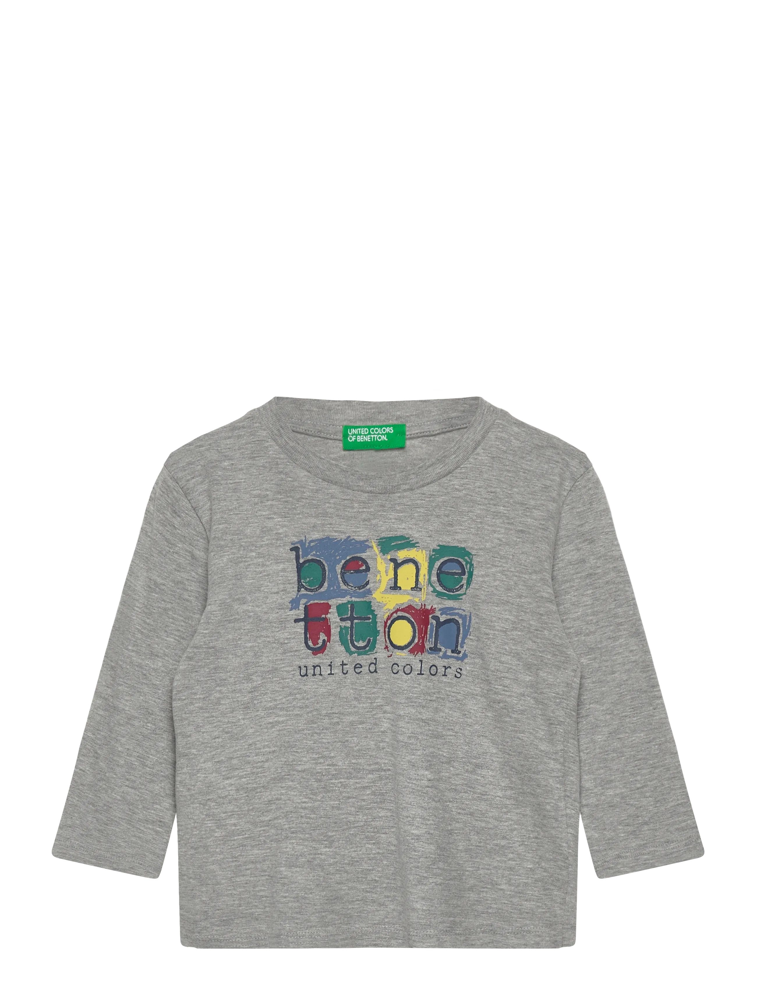 United Colors of Benetton T-SHIRT L/S - Uus - GREY / grey