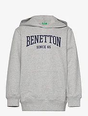 United Colors of Benetton - SWEATER W/HOOD - hoodies - medium melange grey - 0