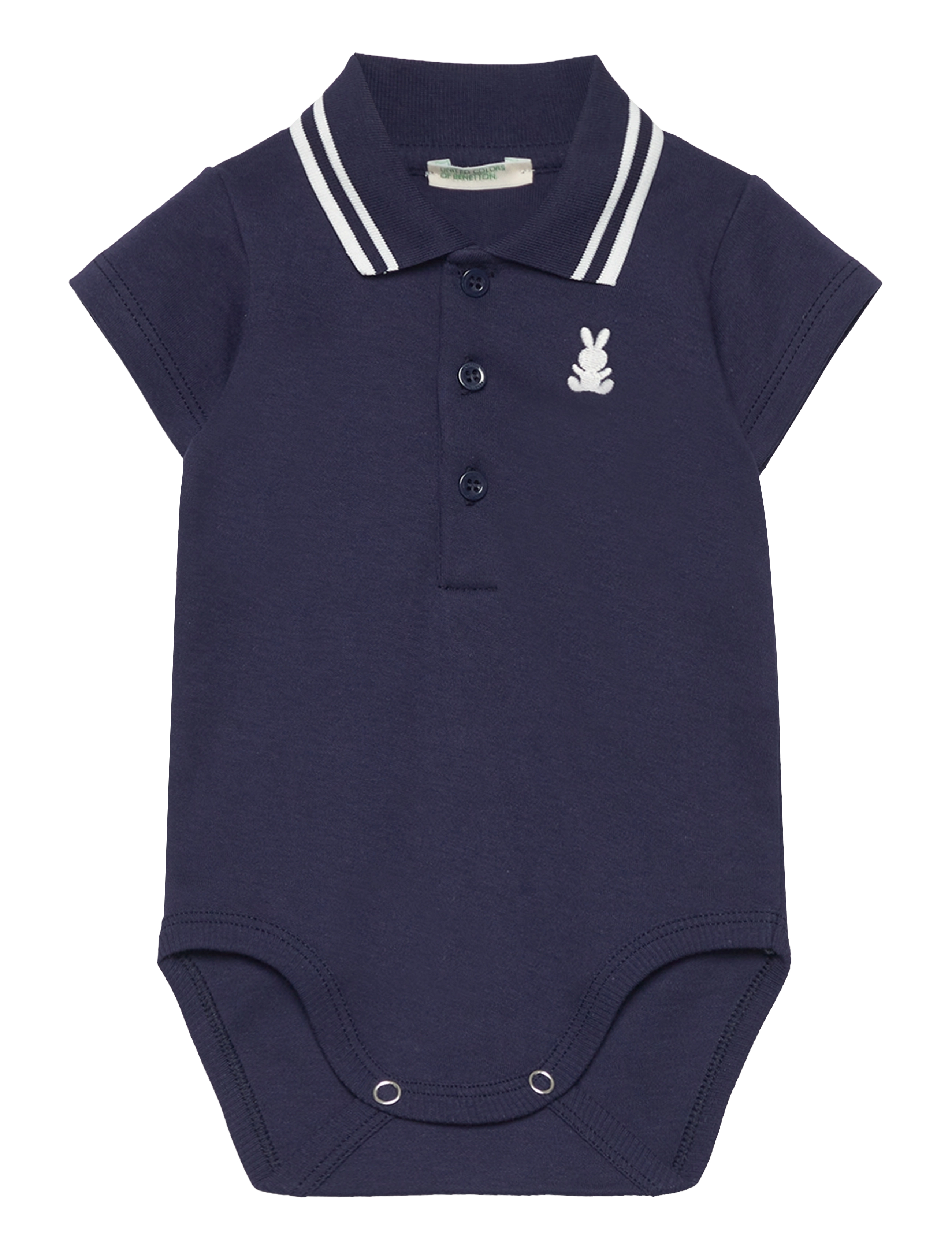 United Colors of Benetton BODYSUIT - Kortärmade bodies - NIGHT BLUE / blue