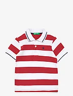 H/S POLO SHIRT - RED MULTICOLOR