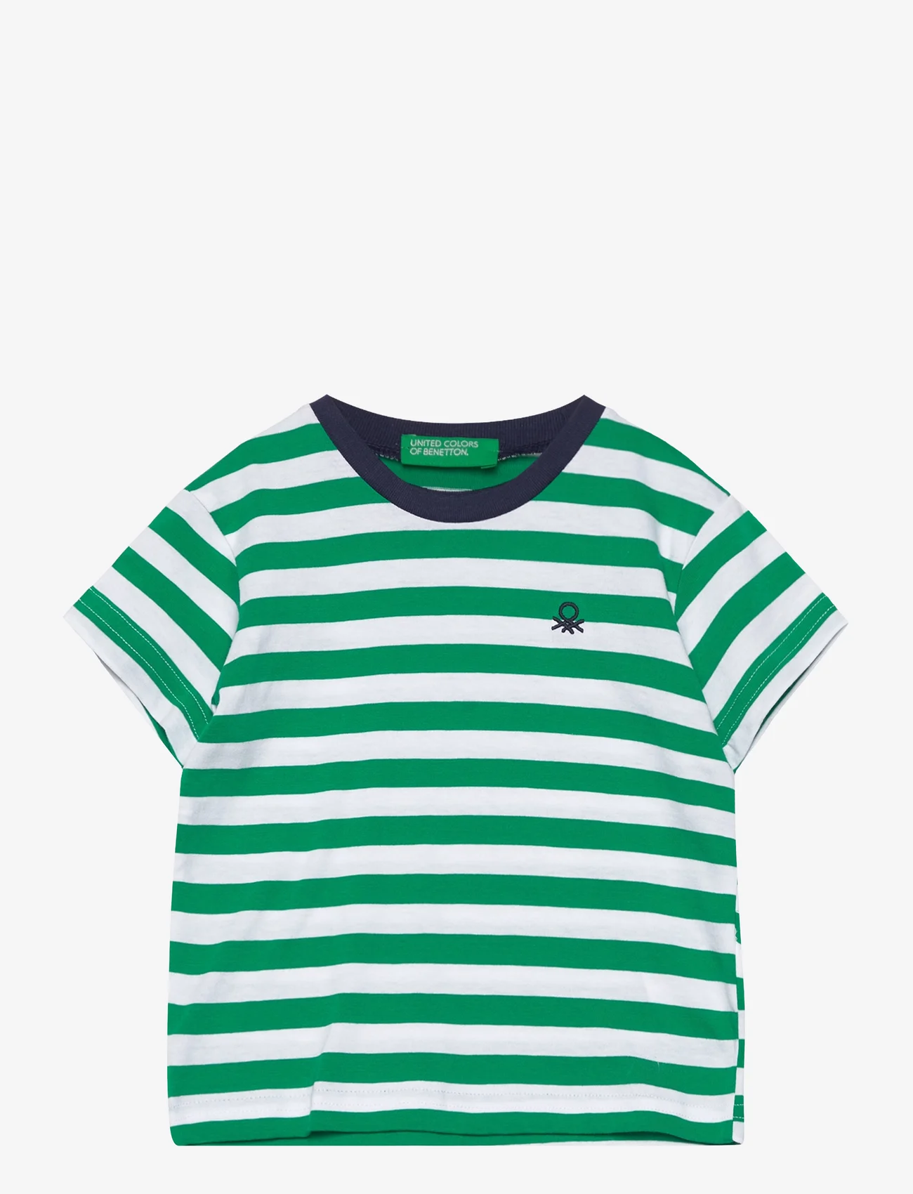 United Colors of Benetton - T-SHIRT - kortärmade t-shirts - green multicolor - 0