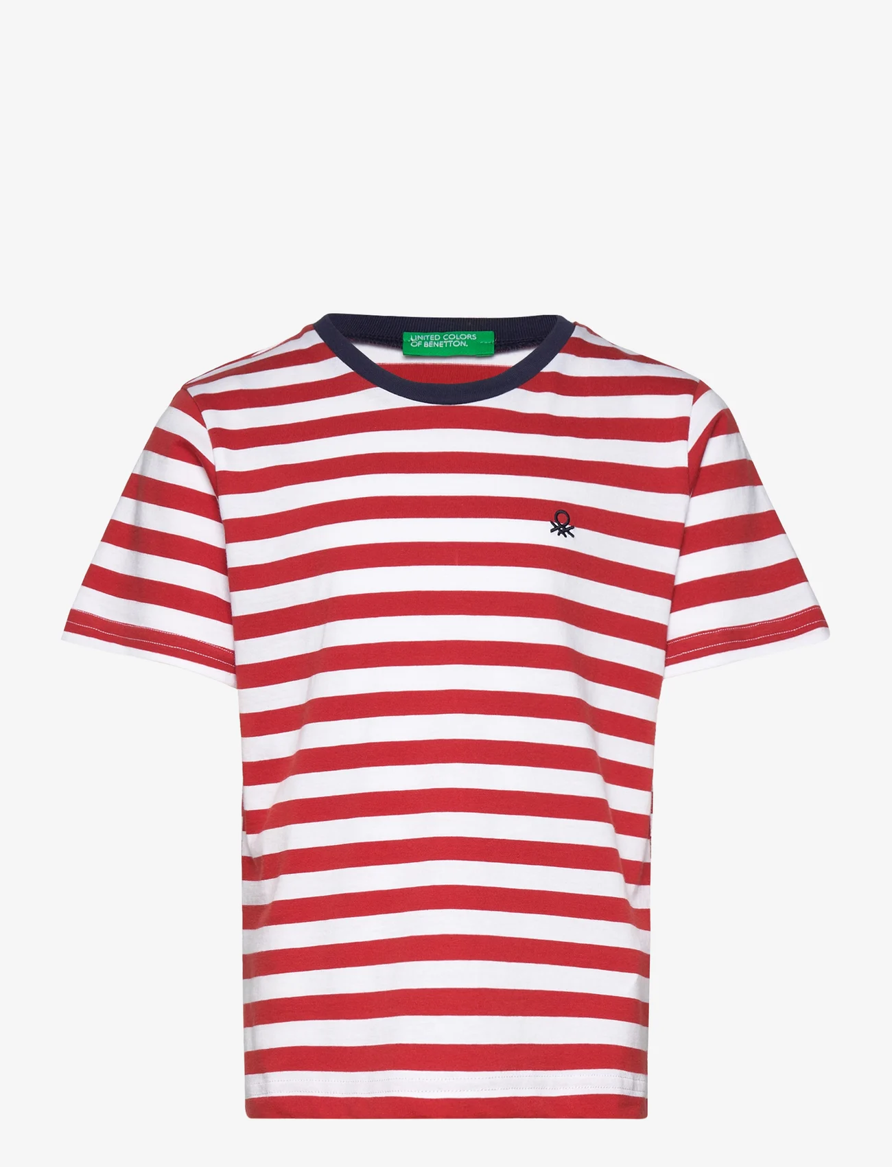 United Colors of Benetton - T-SHIRT - short-sleeved t-shirts - red multicolor - 0