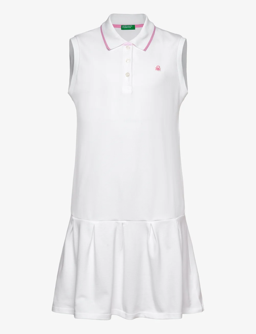 United Colors of Benetton - DRESS - sleeveless casual dresses - white - 0