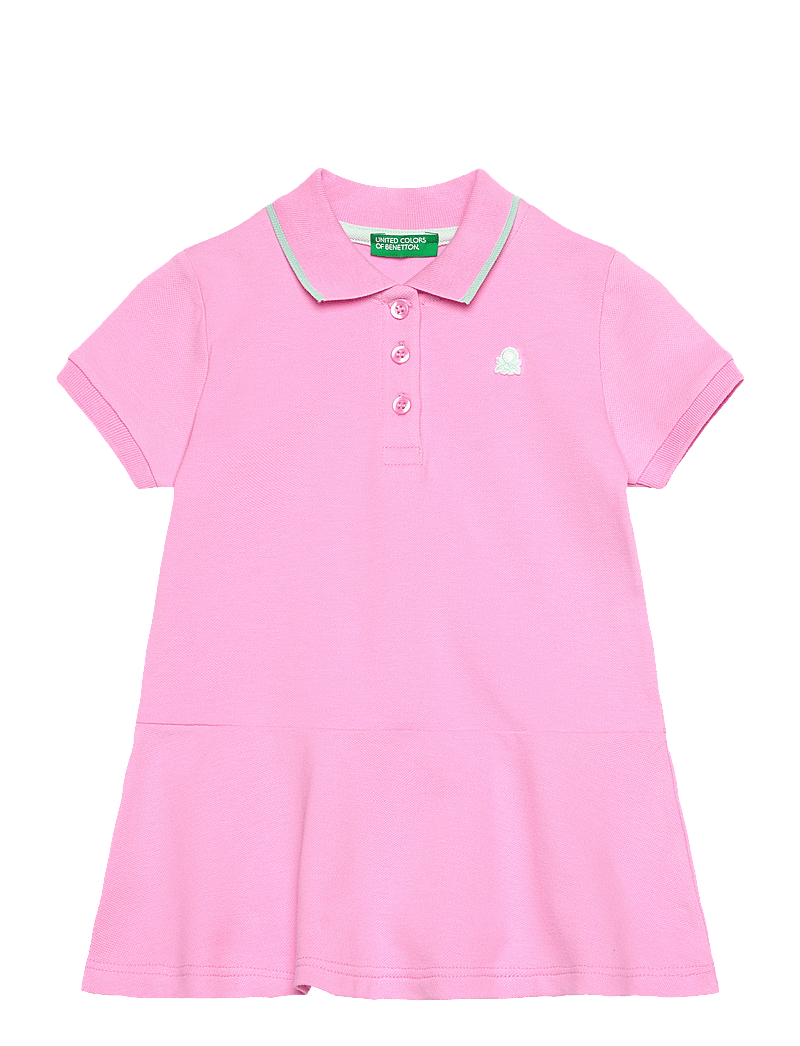 United Colors of Benetton - DRESS - kortærmede hverdagskjoler - pink - 0