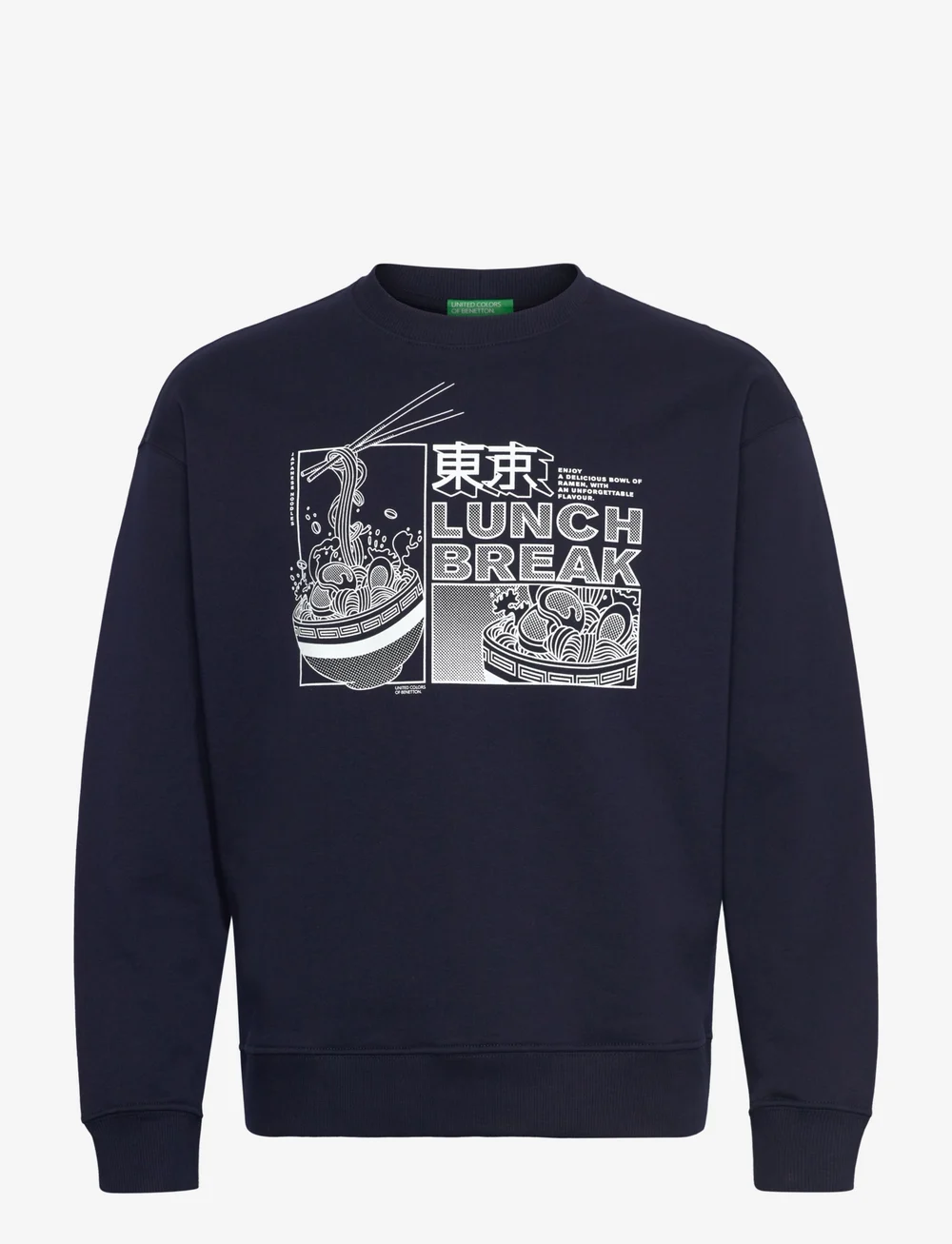 United Colors of Benetton - SWEATER L/S - sweatshirts - blue - 0